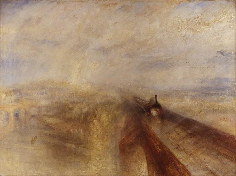 Joseph Mallord William Turner Rain,Steam and Speed,The Great Western Railway (mk10) Germany oil painting art